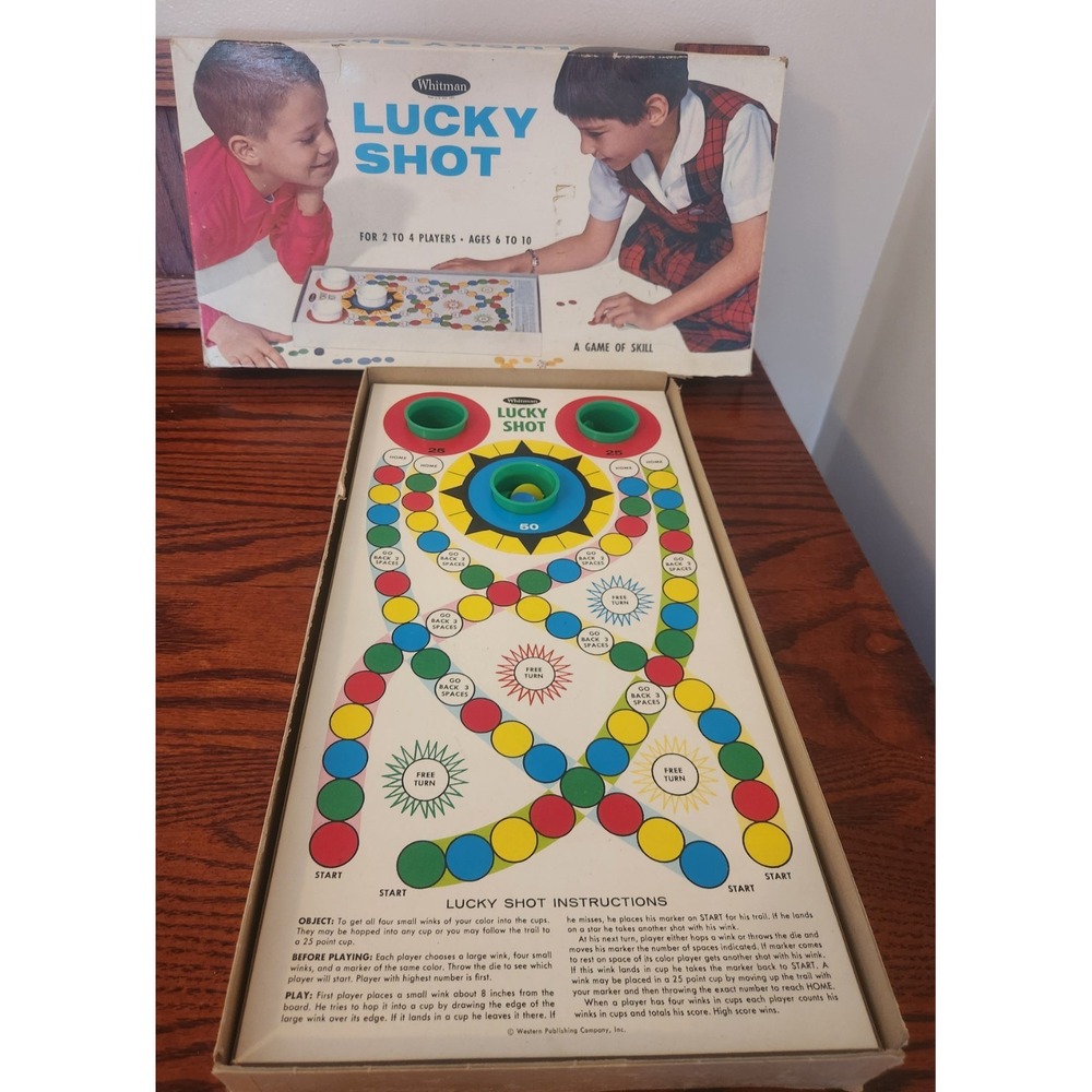 Lucky Shot Board Game 1966 Original Game - Picture 1 of 7